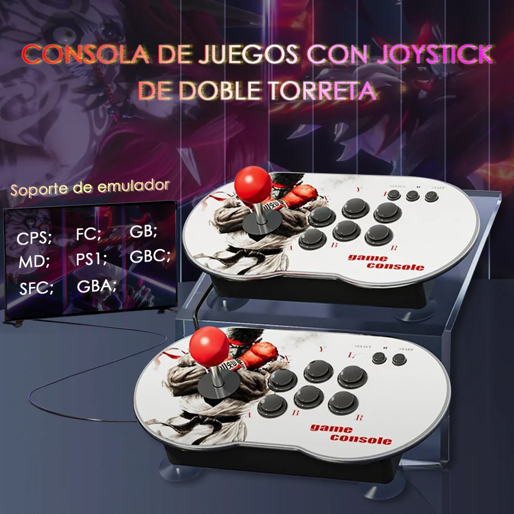Consola Retro para TV tipo recreativa – Diversión Clásica en Pantalla Grande - Imagen 4
