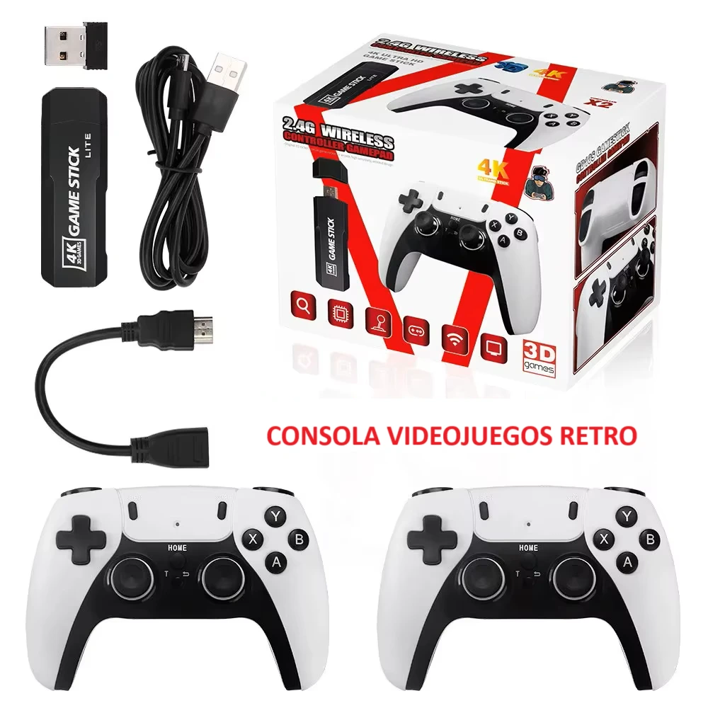 Consola Retro HDMI + Doble Control Inalámbrico