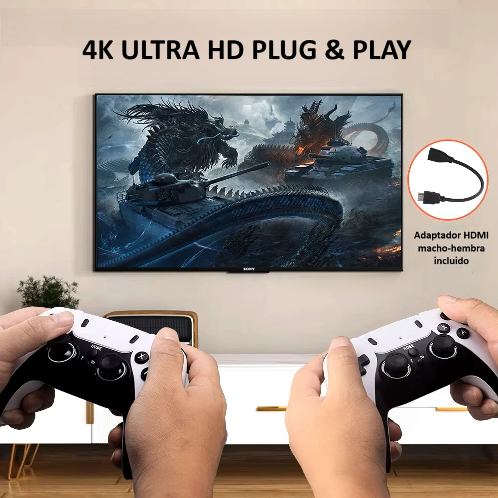 Consola Retro HDMI + Doble Control Inalámbrico - Imagen 3