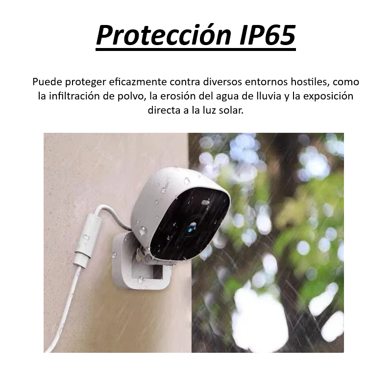 Cámara de Seguridad 4K con visión nocturna y detección de movimiento - Imagen 4