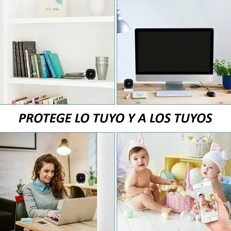 Cámara de Seguridad 4K con visión nocturna y detección de movimiento - Imagen 6