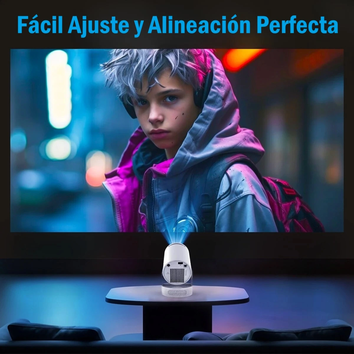 Proyector portátil Magcubic HY300 Pro+ Android 11 4K - Imagen 4