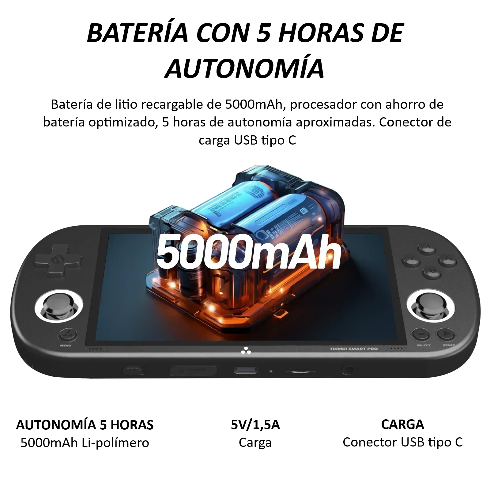 Consola de Juegos Portátil Trimui Smart Pro – Diversión Retro en la Palma de tu Mano - Imagen 3