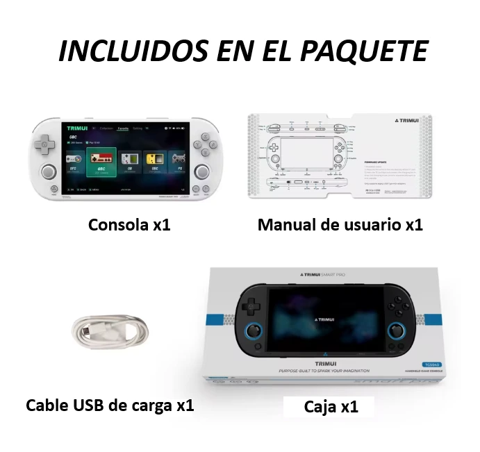 Consola de Juegos Portátil Trimui Smart Pro – Diversión Retro en la Palma de tu Mano - Imagen 8