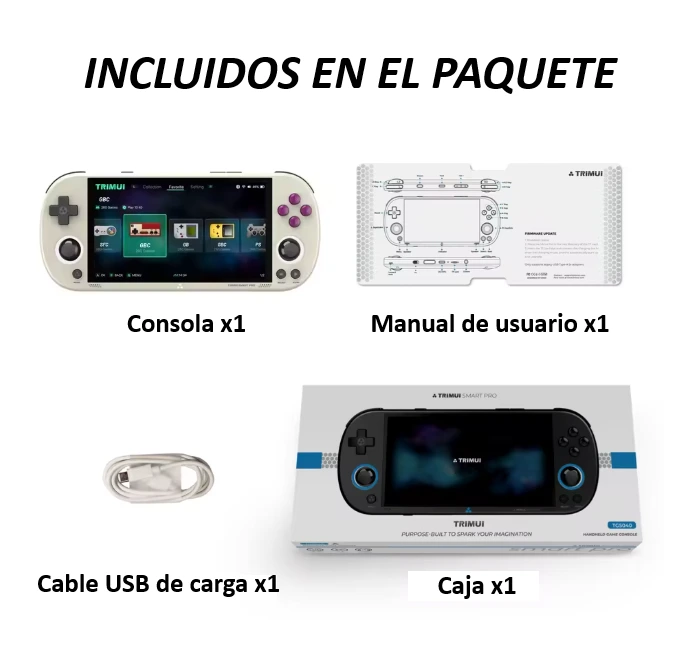 Consola de Juegos Portátil Trimui Smart Pro – Diversión Retro en la Palma de tu Mano - Imagen 9