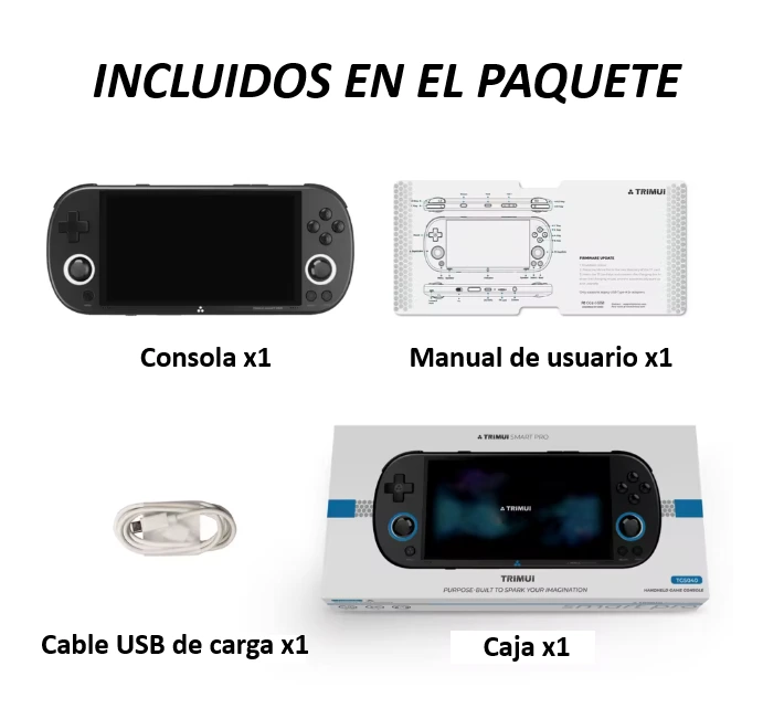 Consola de Juegos Portátil Trimui Smart Pro – Diversión Retro en la Palma de tu Mano - Imagen 10