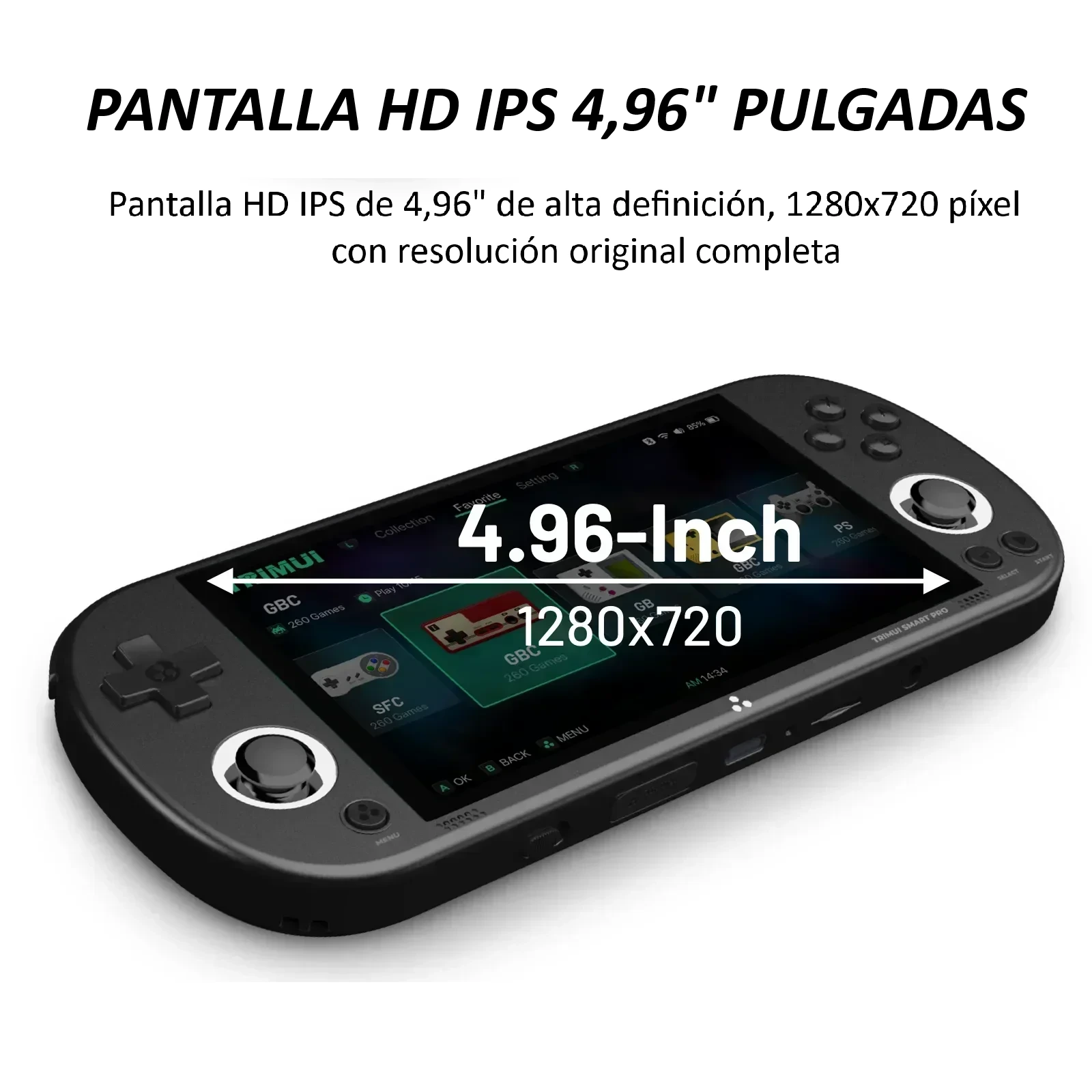 Consola de Juegos Portátil Trimui Smart Pro – Diversión Retro en la Palma de tu Mano - Imagen 4