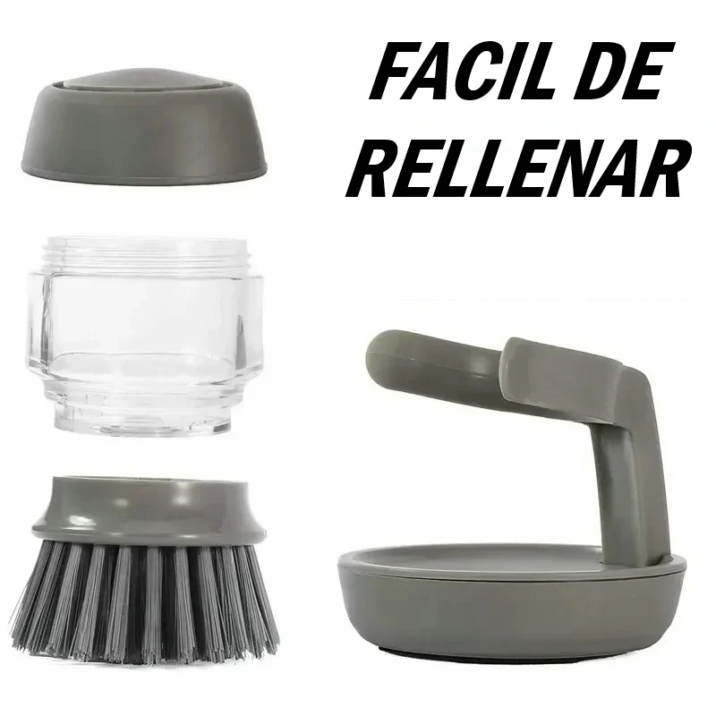 Cepillo Dispensador 2 en 1 para Cocina – Limpieza Inteligente con Estilo - Imagen 5
