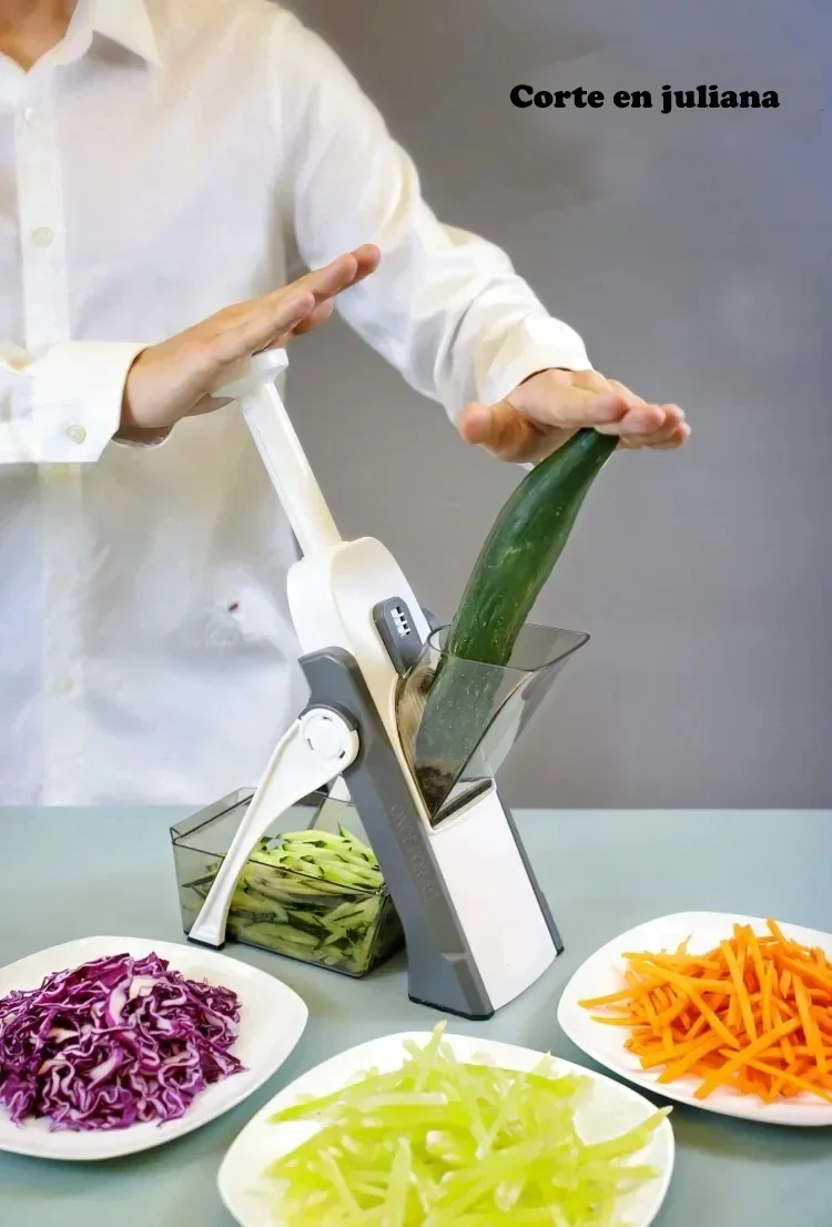 Cortador de Verduras 5 en 1 – Tu Ayudante Estrella en la Cocina - Imagen 8