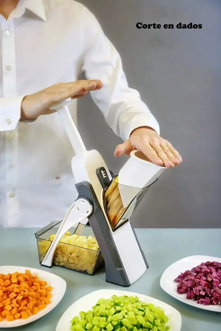 Cortador de Verduras 5 en 1 – Tu Ayudante Estrella en la Cocina - Imagen 9