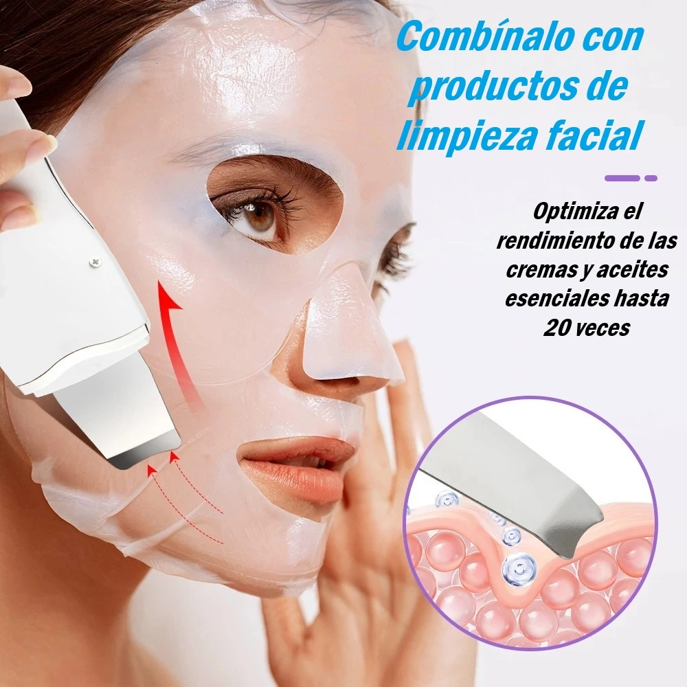 Depurador Facial Ultrasónico – Limpieza Profunda y Piel Radiante - Imagen 2