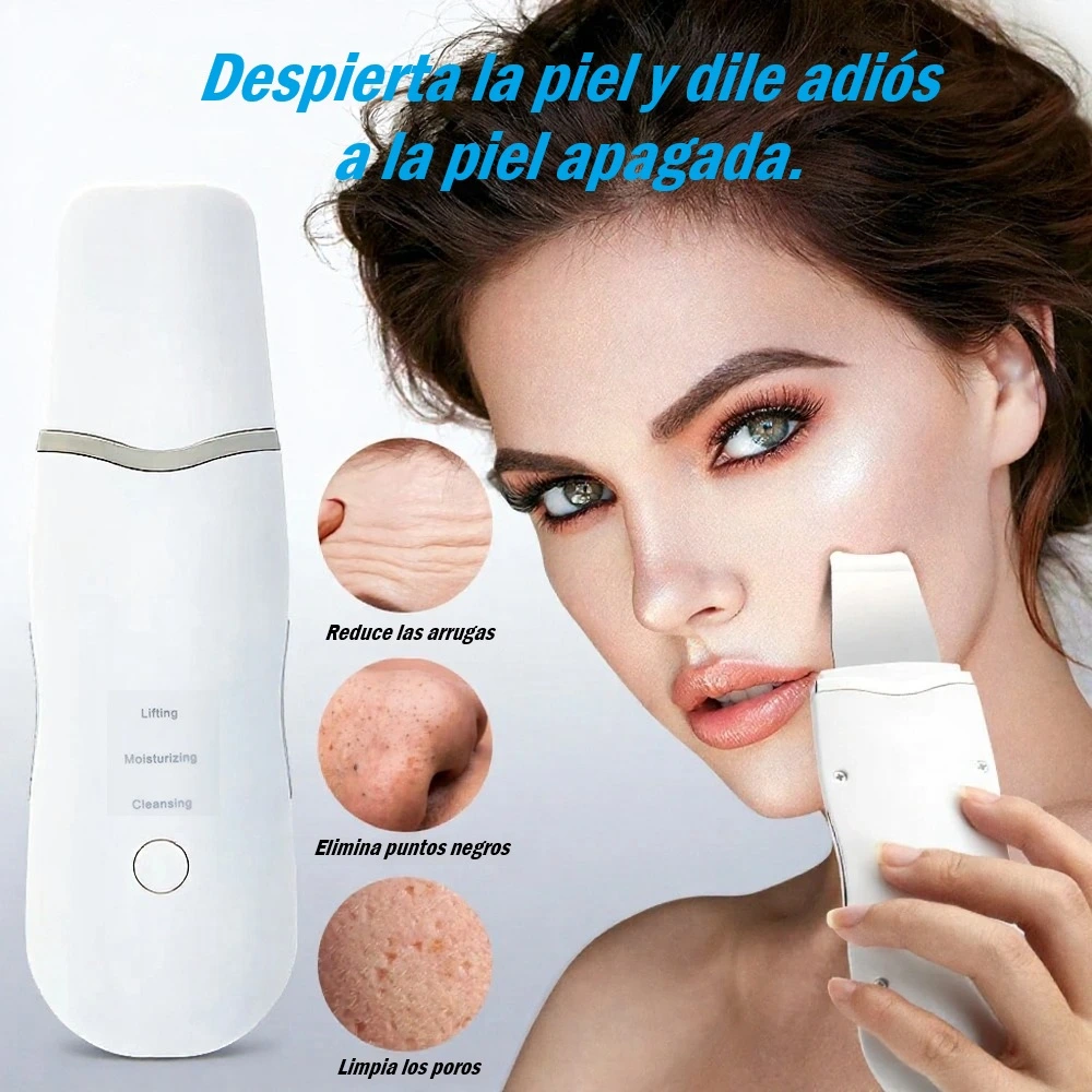 Depurador Facial Ultrasónico – Limpieza Profunda y Piel Radiante