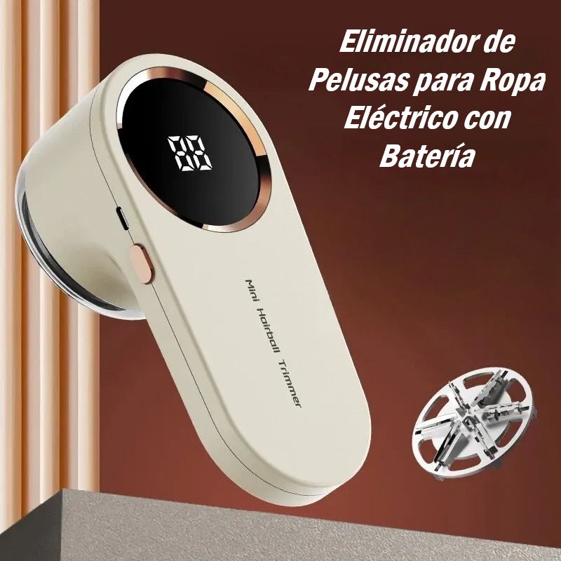 Eliminador de Pelusas Eléctrico con Pantalla LED – Moda sin Bolitas - Imagen 8