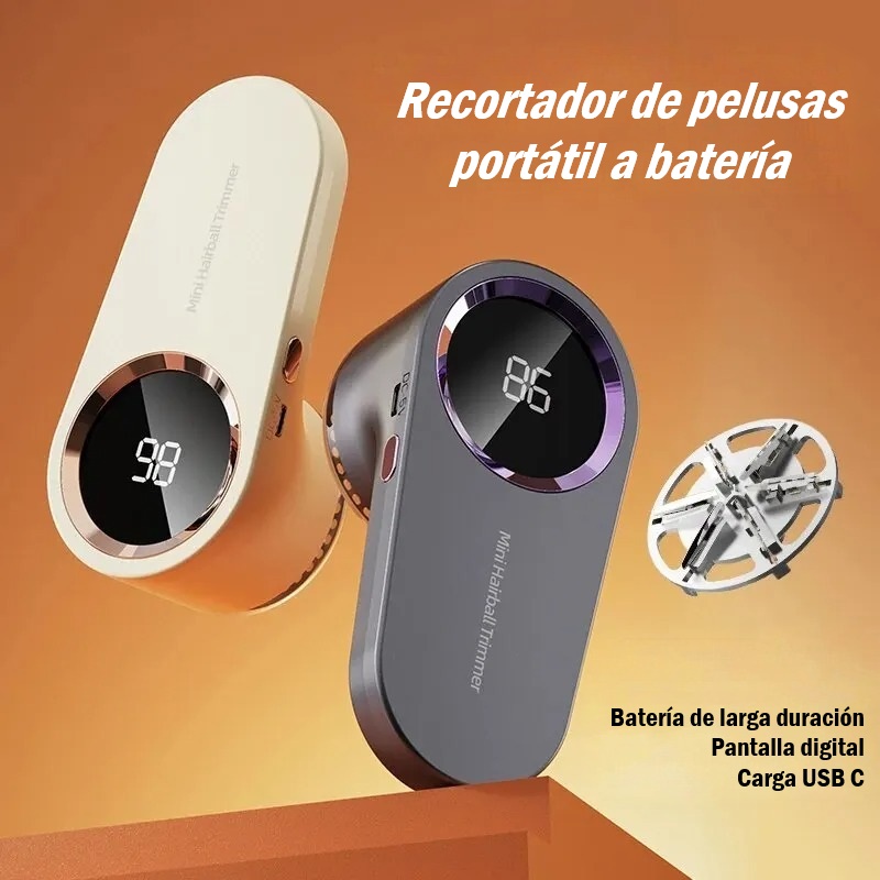 Eliminador de Pelusas Eléctrico con Pantalla LED – Moda sin Bolitas - Imagen 2