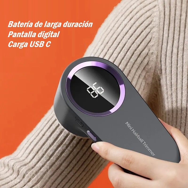 Eliminador de Pelusas Eléctrico con Pantalla LED – Moda sin Bolitas - Imagen 11