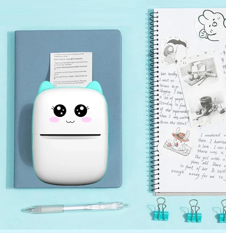 Mini Impresora Térmica Portátil “Gatito” – ¡Fotos y Etiquetas en tu Bolsillo! - Imagen 19
