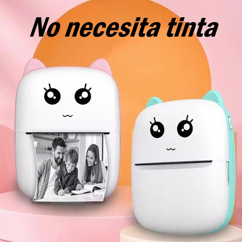 Mini Impresora Térmica Portátil “Gatito” – ¡Fotos y Etiquetas en tu Bolsillo! - Imagen 6