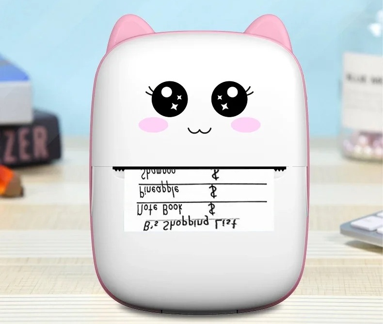 Mini Impresora Térmica Portátil “Gatito” – ¡Fotos y Etiquetas en tu Bolsillo! - Imagen 14