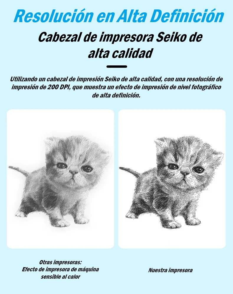 Mini Impresora Térmica Portátil “Gatito” – ¡Fotos y Etiquetas en tu Bolsillo! - Imagen 17