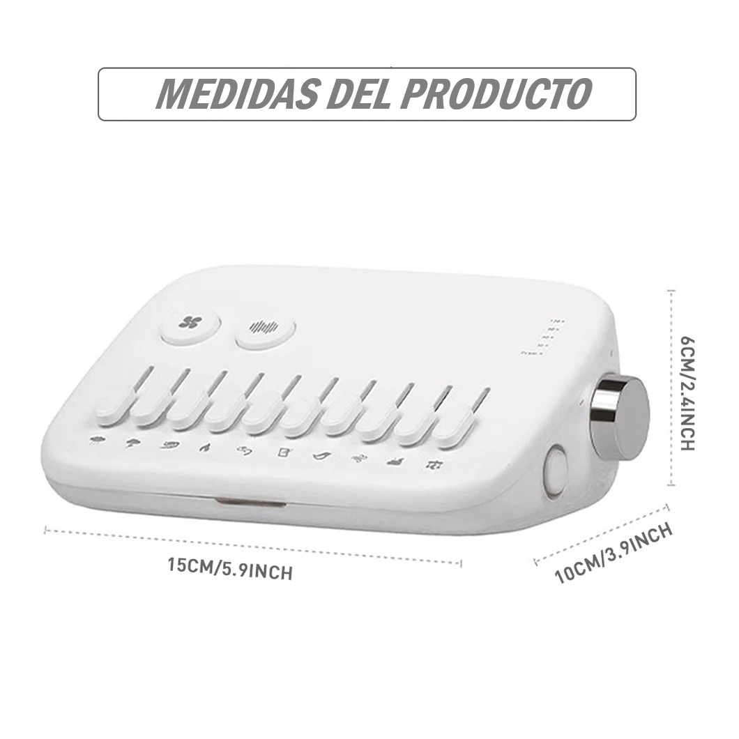 Mini Máquina de Sonido para Dormir – 10 Sonidos Relax en tu Mano - Imagen 5
