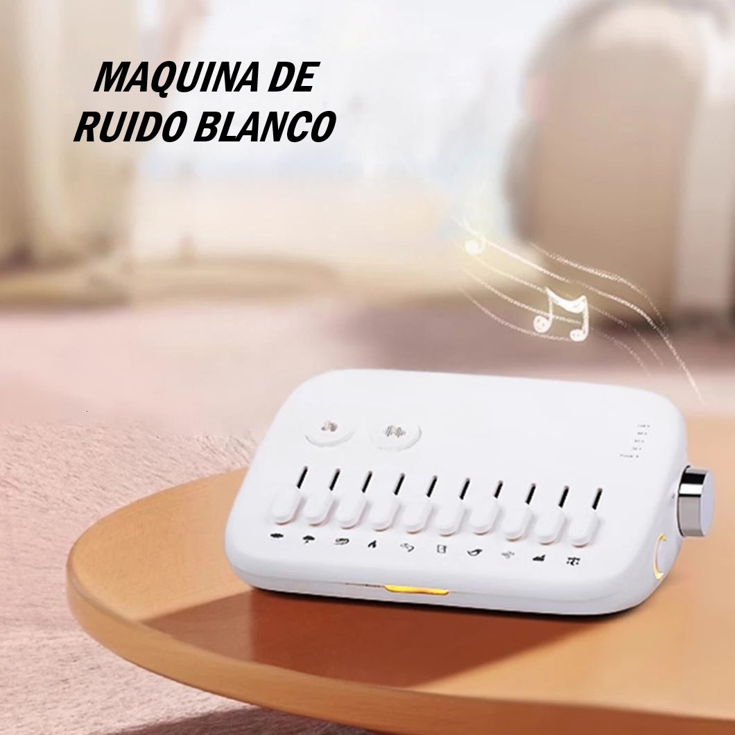 Mini Máquina de Sonido para Dormir – 10 Sonidos Relax en tu Mano