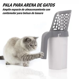Pala 4 en 1 para Arena de Gatos – ¡Funcionalidad Total para Ti y Tu Minino!