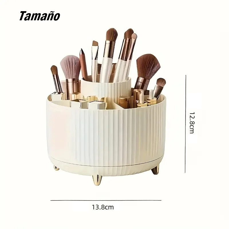 Soporte Giratorio 360° para Brochas de Maquillaje – Elegancia y Orden Multicolor - Imagen 6