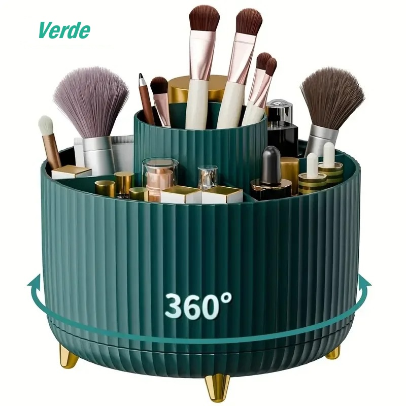 Soporte Giratorio 360° para Brochas de Maquillaje – Elegancia y Orden Multicolor - Imagen 11