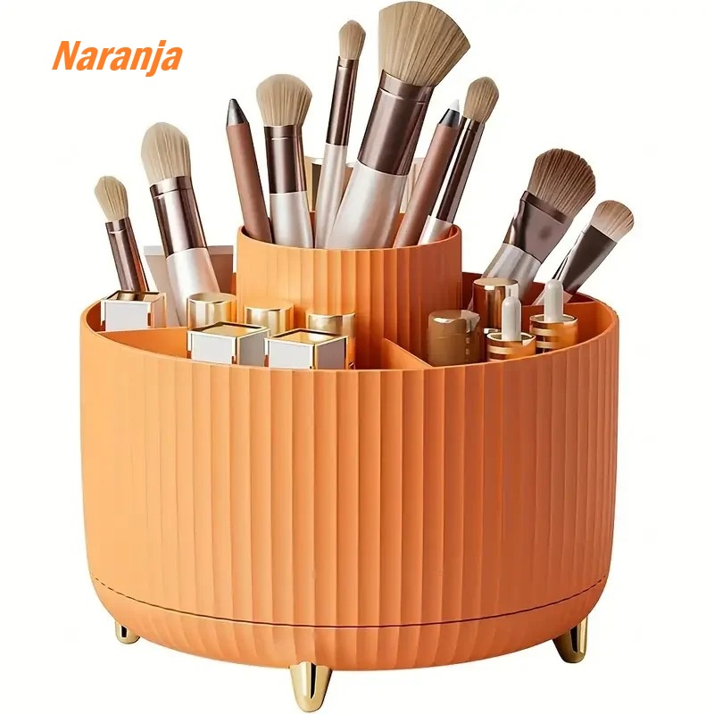 Soporte Giratorio 360° para Brochas de Maquillaje – Elegancia y Orden Multicolor - Imagen 9