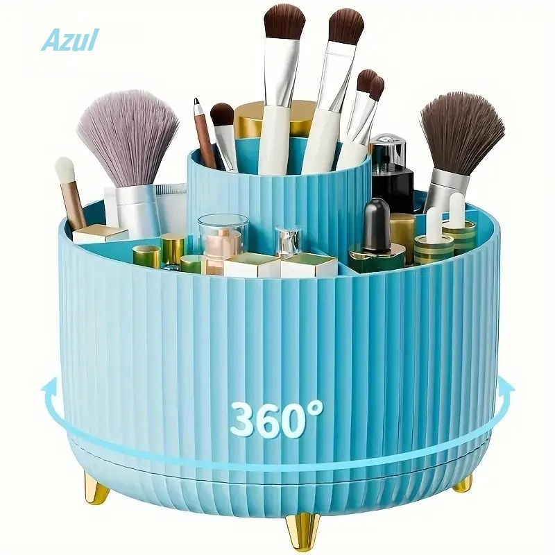 Soporte Giratorio 360° para Brochas de Maquillaje – Elegancia y Orden Multicolor - Imagen 8