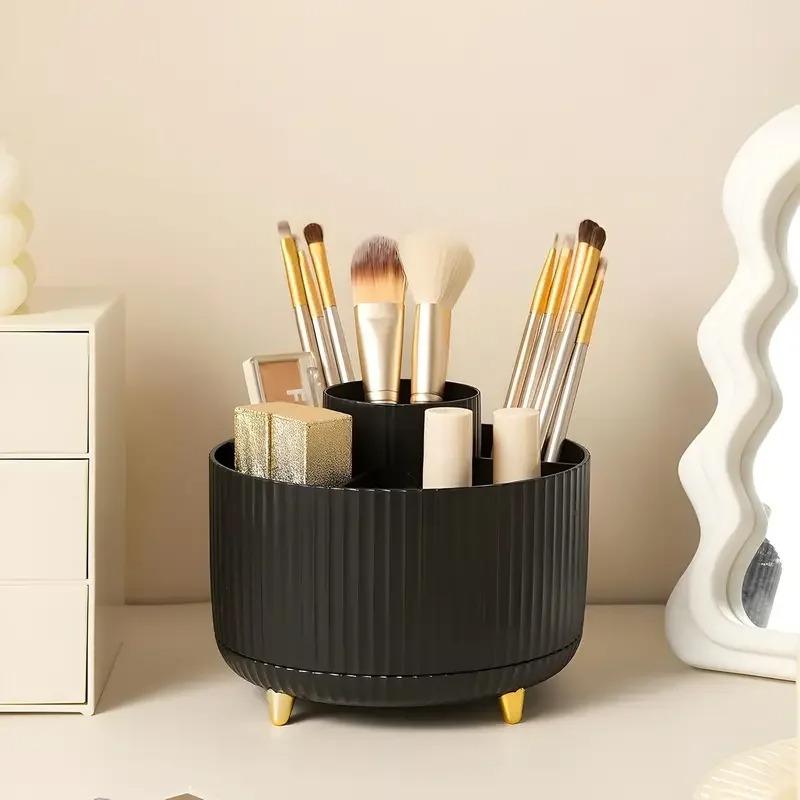 Soporte Giratorio 360° para Brochas de Maquillaje – Elegancia y Orden Multicolor - Imagen 2