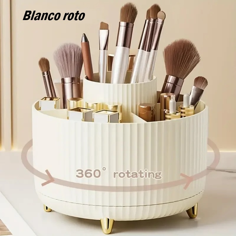 Soporte Giratorio 360° para Brochas de Maquillaje – Elegancia y Orden Multicolor - Imagen 14