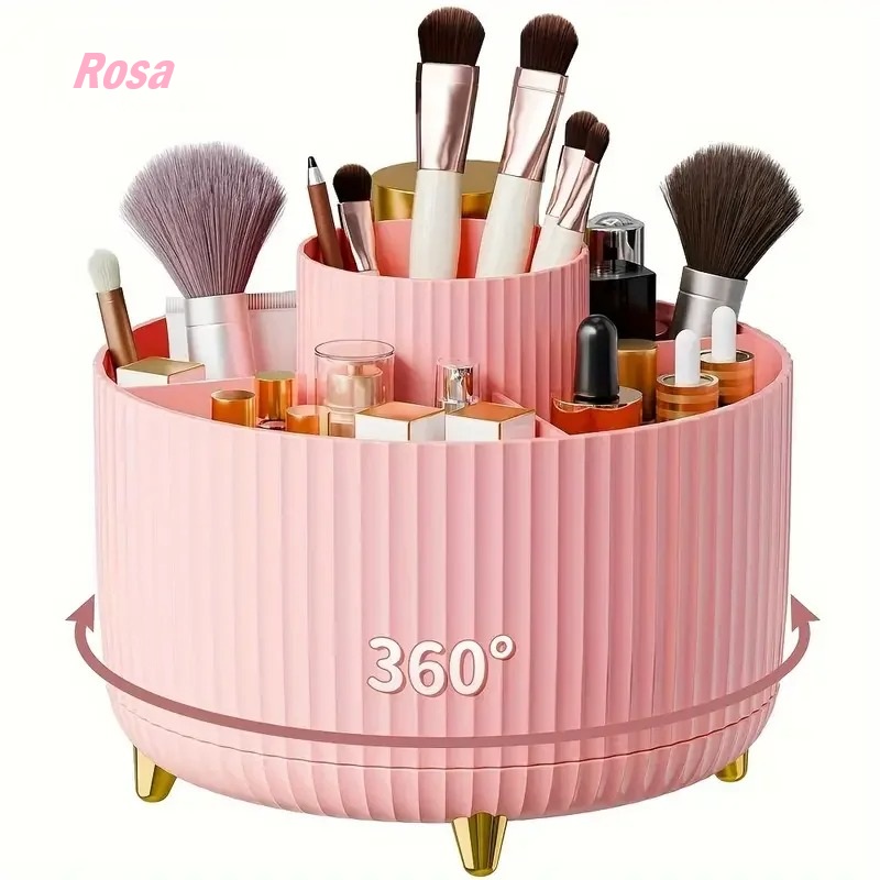 Soporte Giratorio 360° para Brochas de Maquillaje – Elegancia y Orden Multicolor - Imagen 12