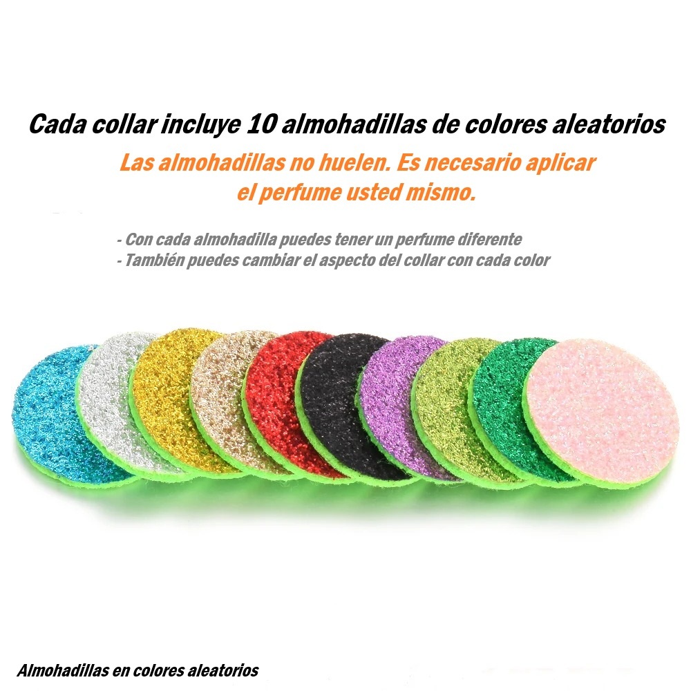 Collar Retro Kaleidoscopio Aromático con Difusor de Aceites Esenciales – Estilo Vintage con Funcionamiento Magnético - Imagen 3