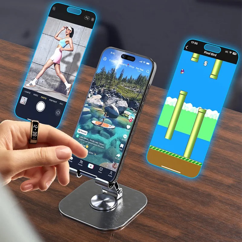 R11C Anillo Inteligente 2025 – Pantalla LED, Bluetooth, Ritmo Cardíaco, Presión, Oxígeno en Sangre y Monitor de Sueño - Imagen 7