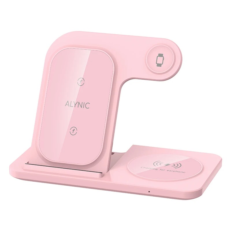 Soporte de Carga Inalámbrica Rápida 30 W 3 en 1 – Estación Plegable con LED para Móvil, Apple Watch y Auriculares - Imagen 12