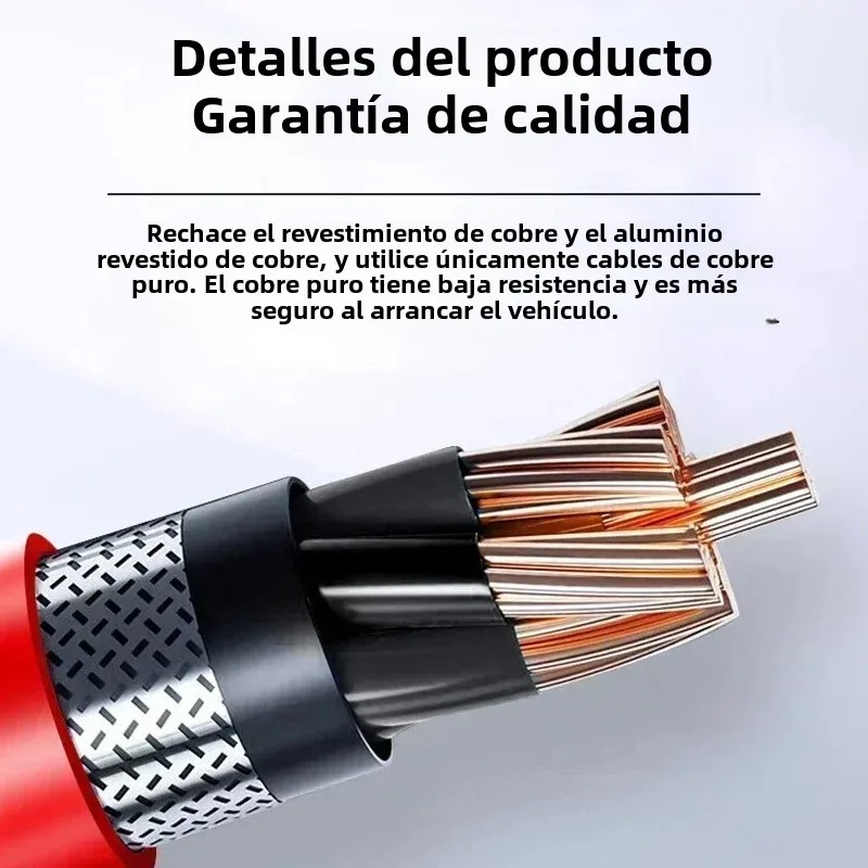 Arrancador de Batería Portátil 600 A – Banco de Energía para Coche, recargable, 12 V, con Seguridad Antichispas - Imagen 5