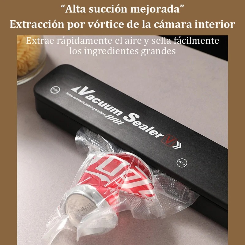 Máquina Selladora al Vacío Eléctrica – Selección de Bolsas y Conservación Prolongada - Imagen 6