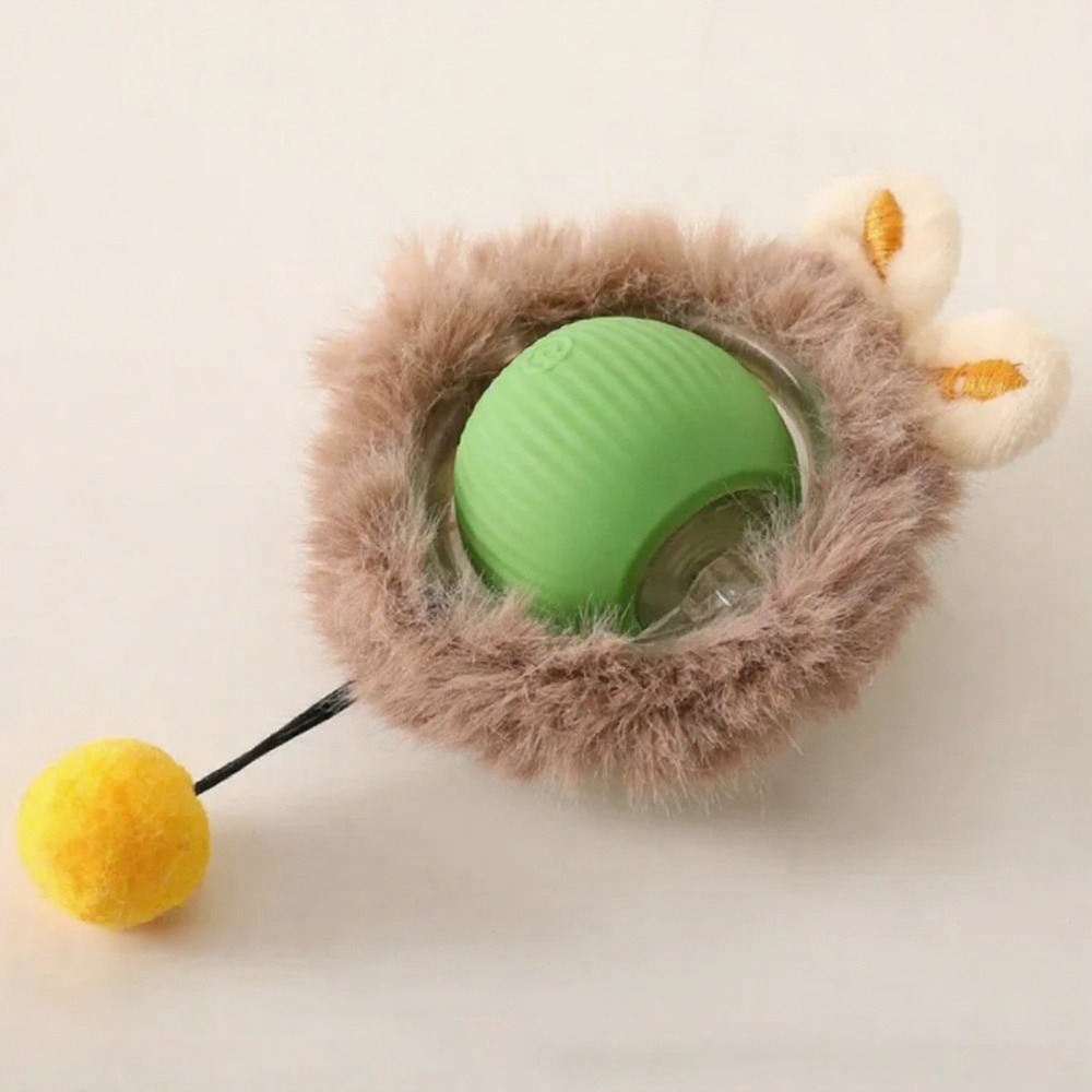 Pelota Interactiva Automática con Cola Simulada – Juguete Inteligente Recargable para Gatos y Perros - Imagen 9
